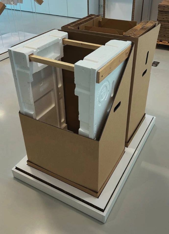 carton alvéolé en remplacement du PSE